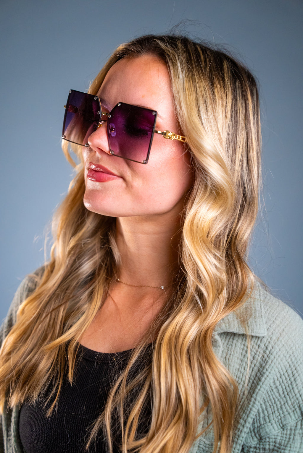 LADYBOSS SUNGLASSES - ELEVATIONS (Violet)